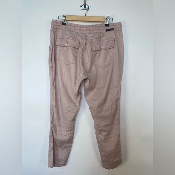 Level 99 Linen Drawstring Pant Pink Petals - Picture 8 of 8